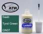 Preview: Saab, Tyrol Green, GN07: 20ml Lackstift, von ATW Autoteile West.